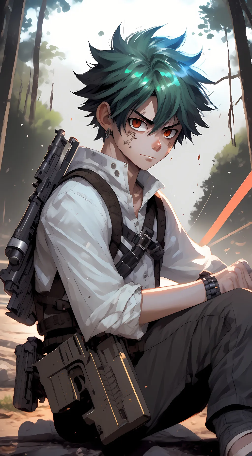 ai character: bakugo background