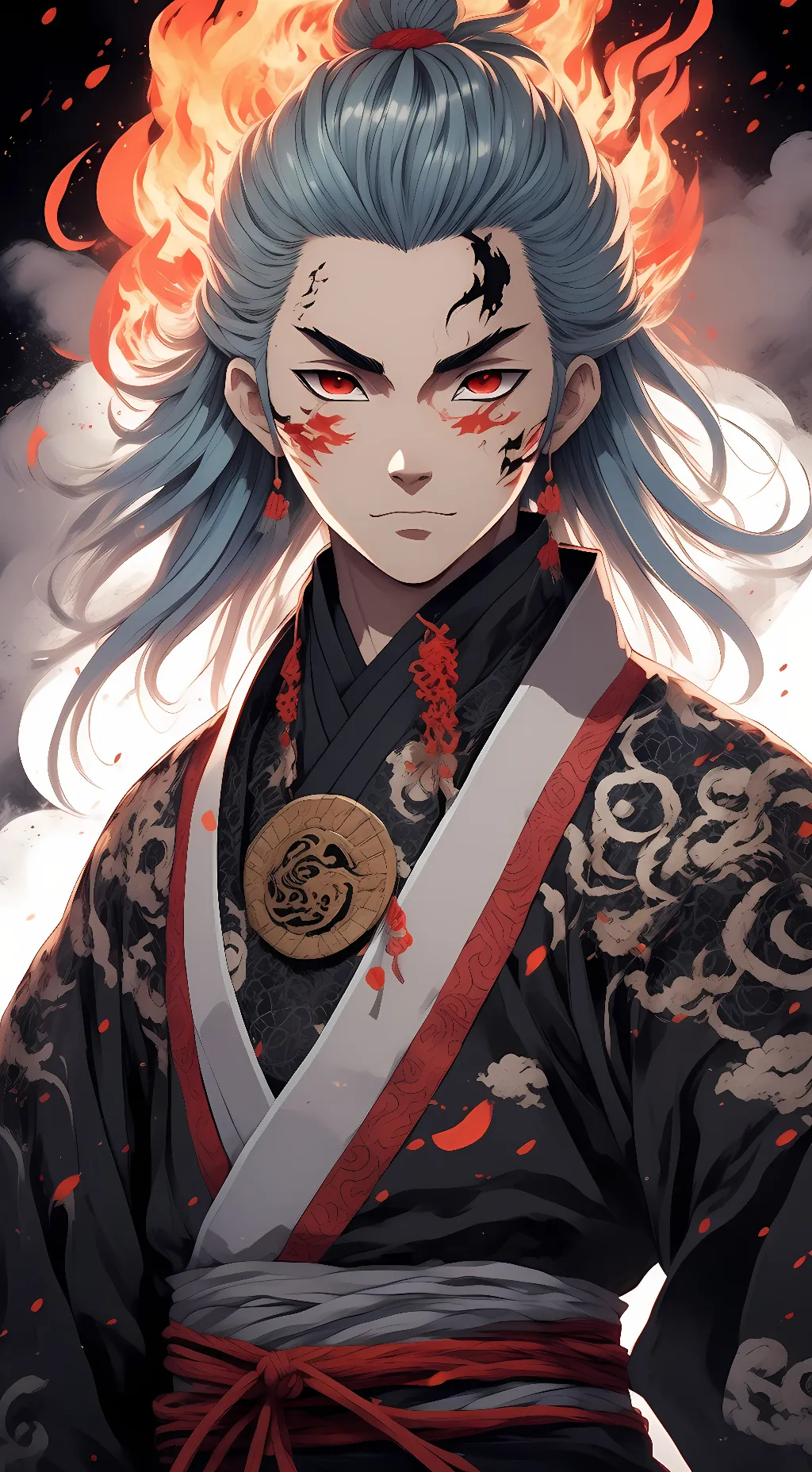 ai character: Rengoku background