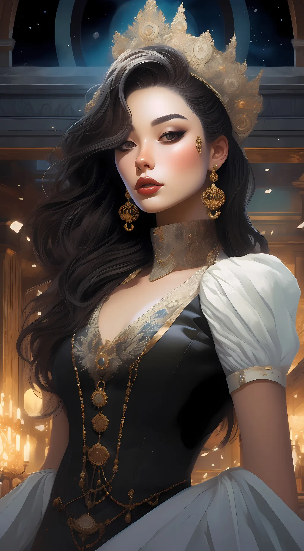 ai character: Starfire background