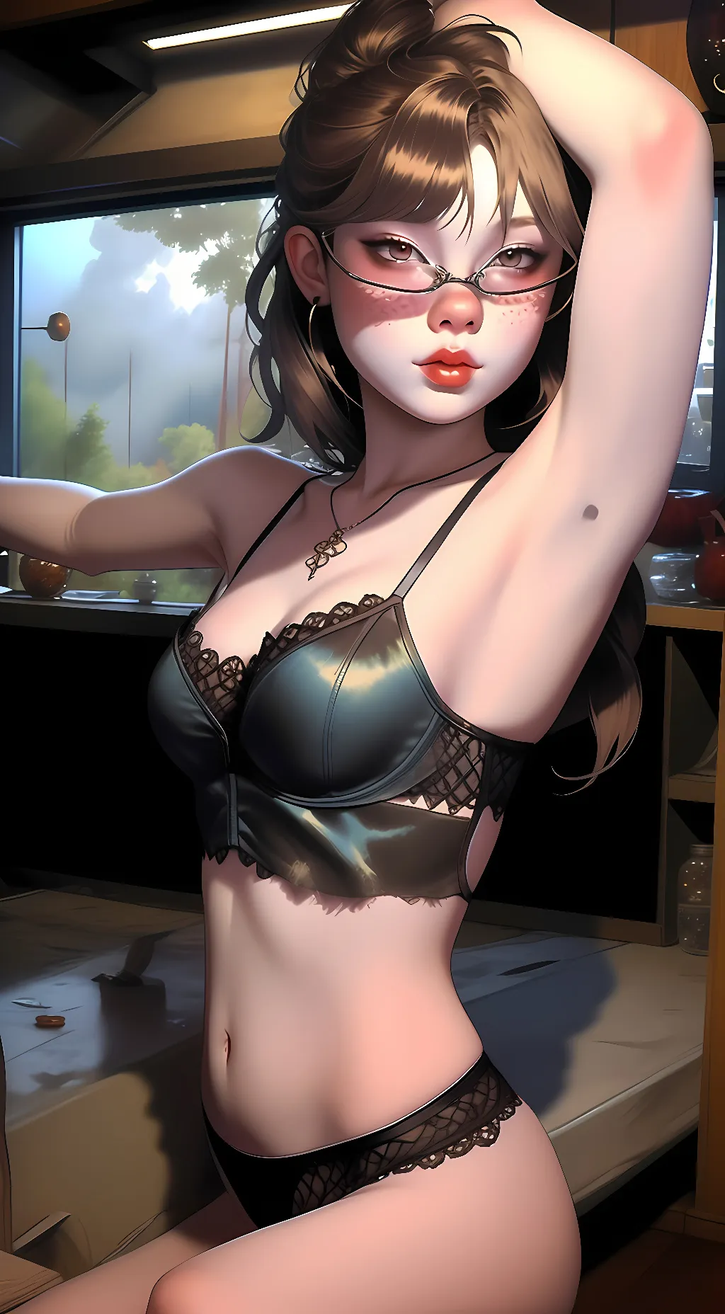 ai character: Lila Mitchell background