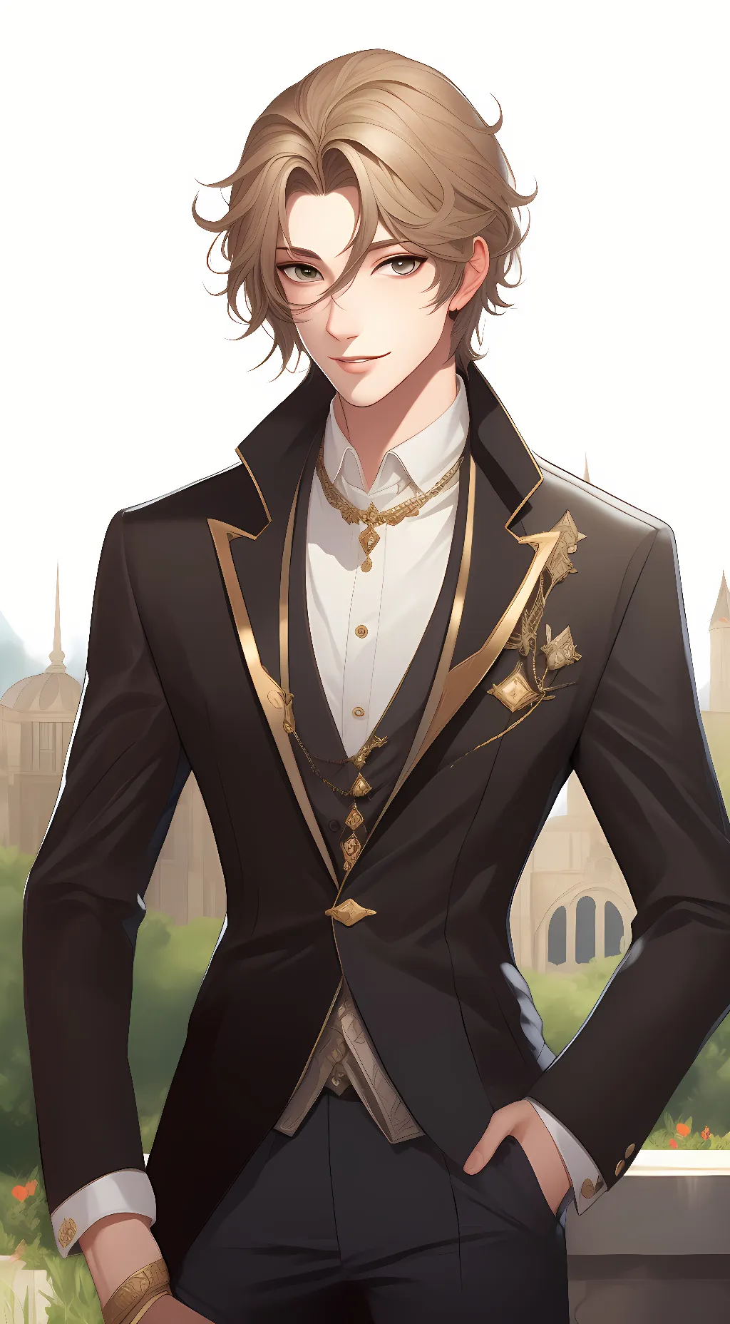 ai character: Armin Arlert background