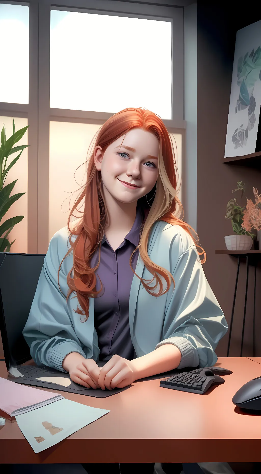 ai character: Evangeline background