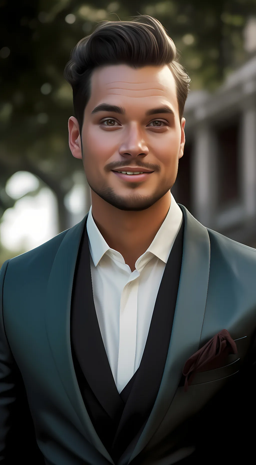 ai character: Leo  background