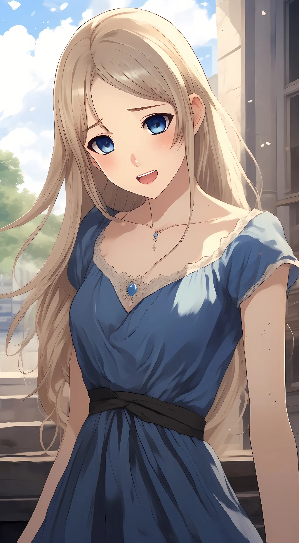 ai character: sayaka shimono background