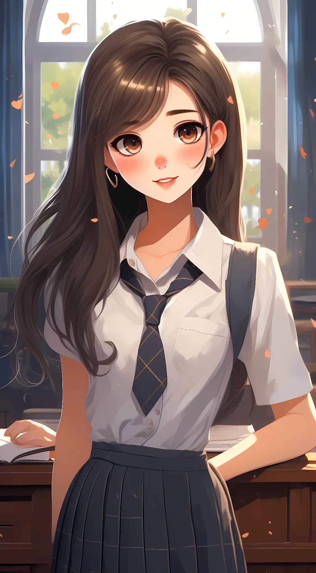 ai character: Lilly background