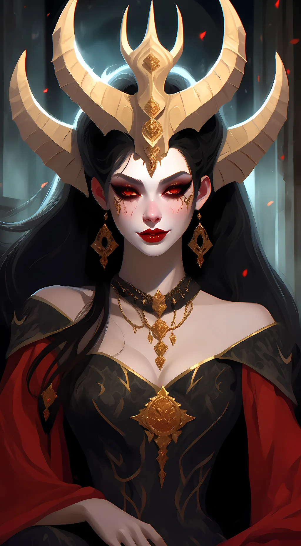 ai character: Aria Dark background