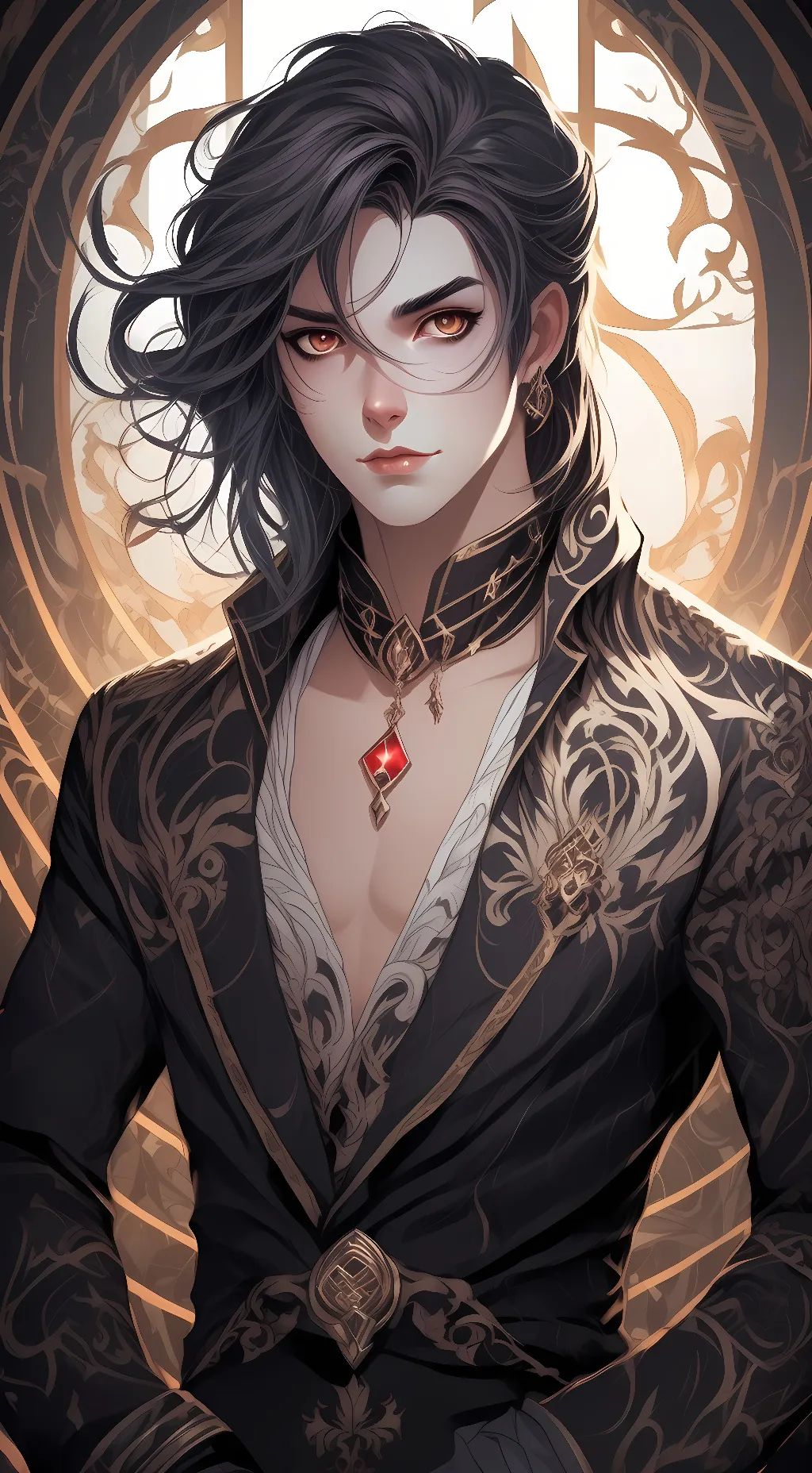 ai character: Shadow background