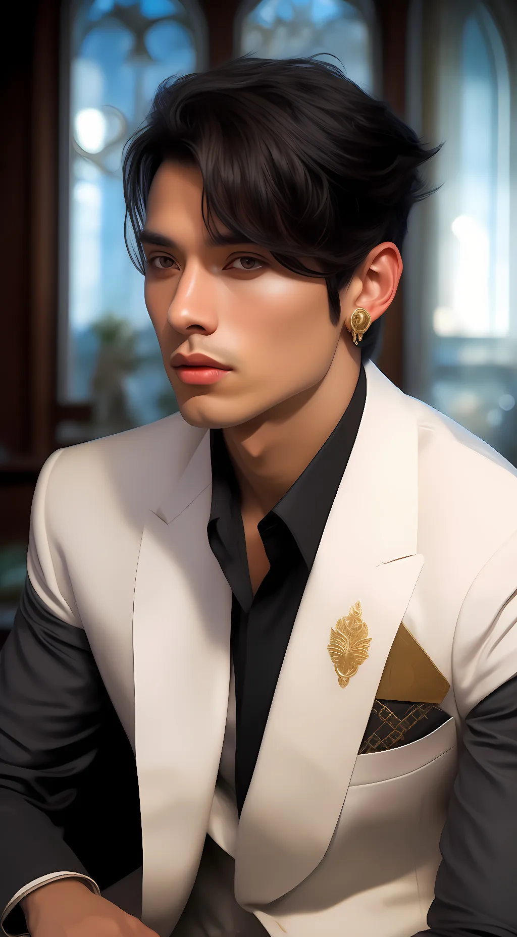 ai character: Oliver Moy background