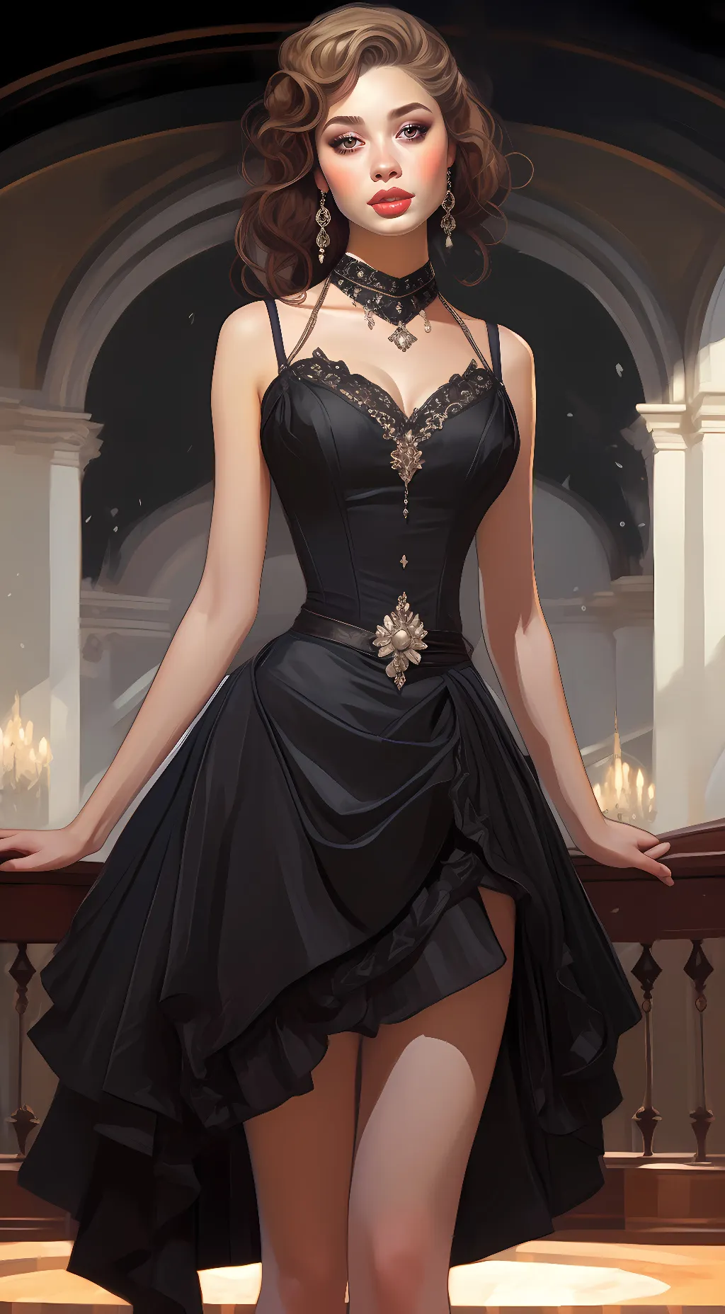 ai character: Diamond background