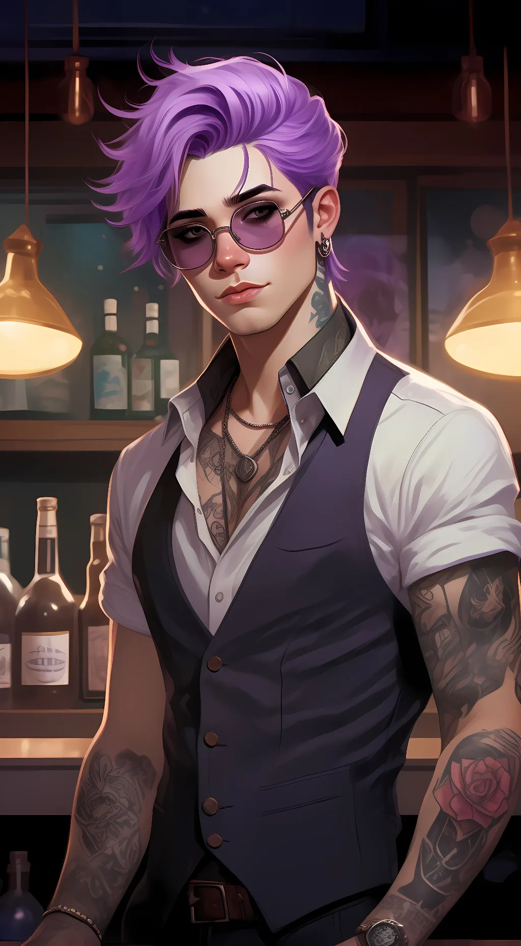 ai character: Allen background