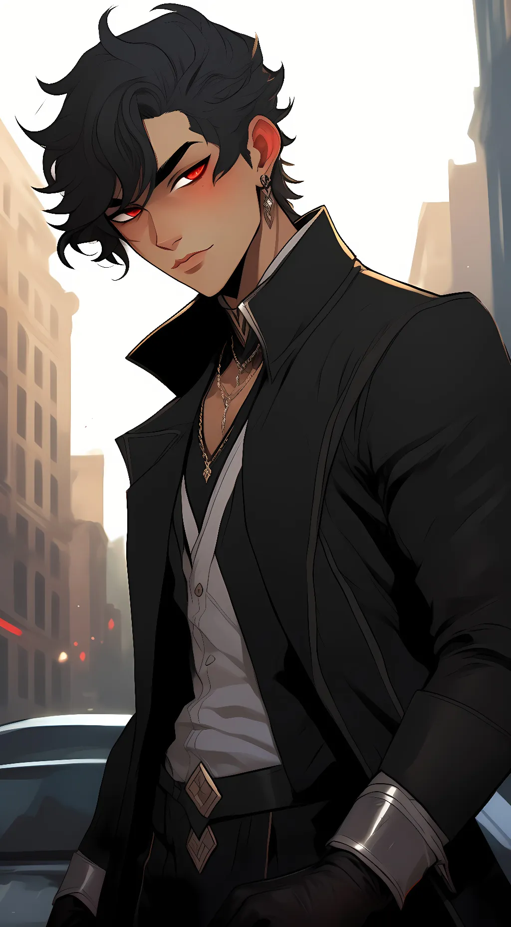 ai character: Kaji V Yaketsuku background