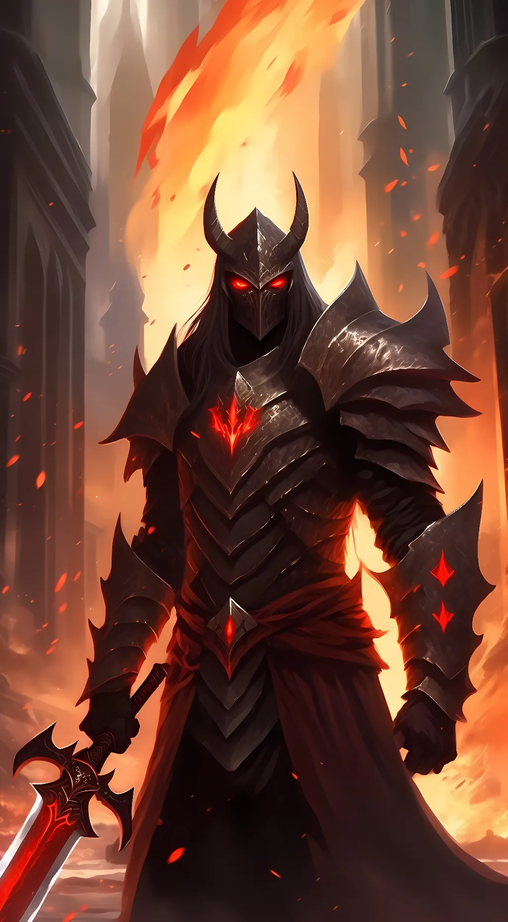 ai character: Death background