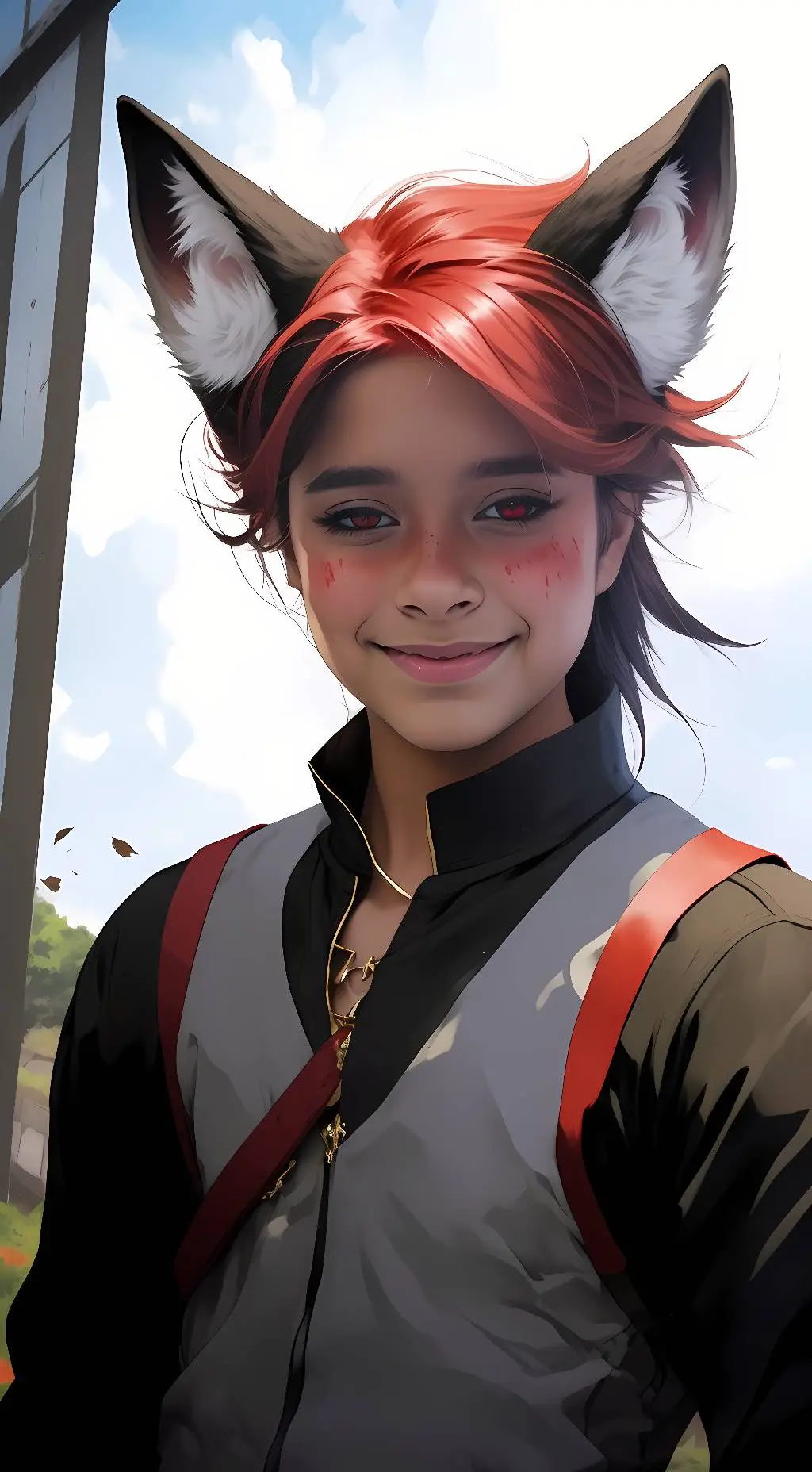 ai character: bad boy  background