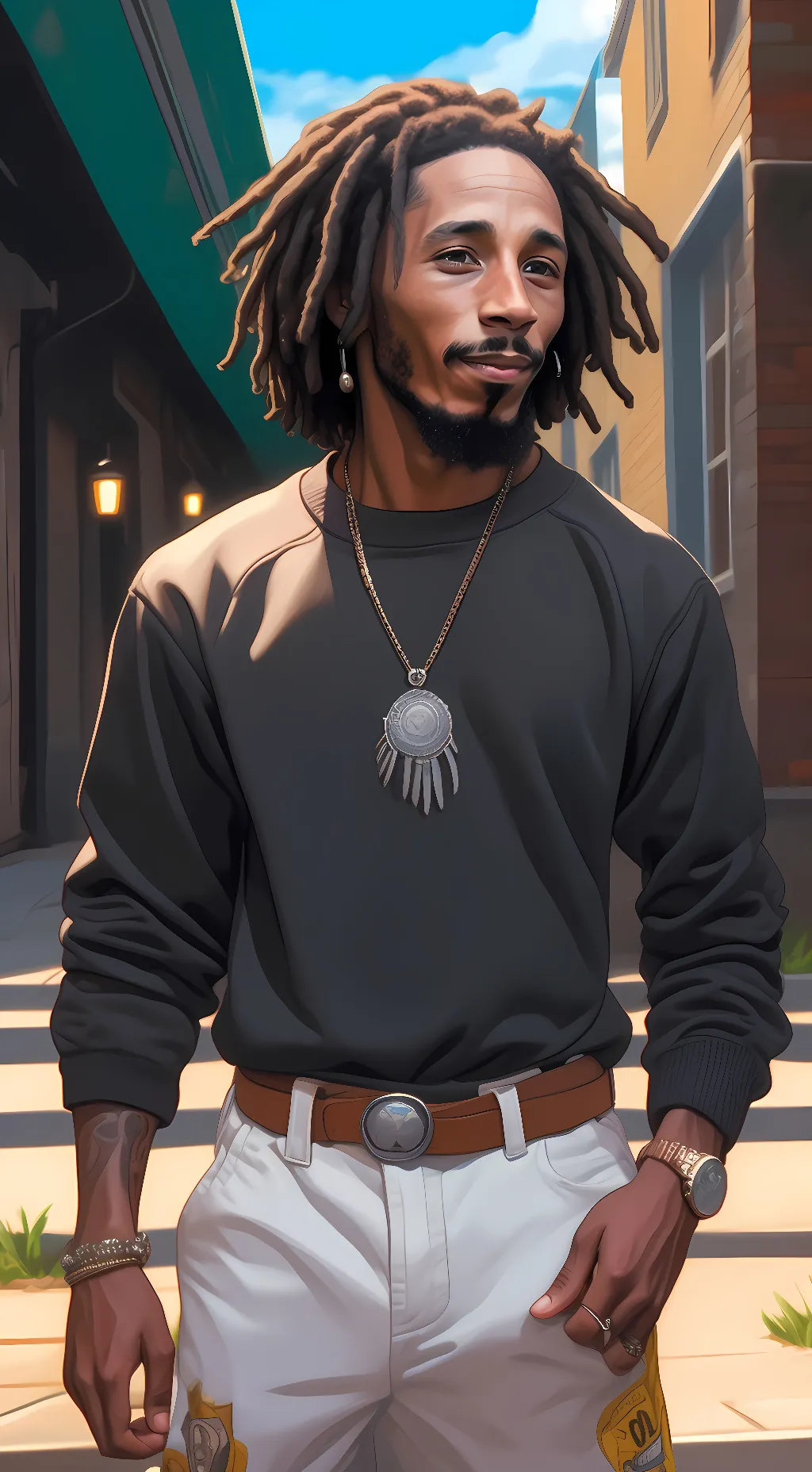 ai character: Bob marly background