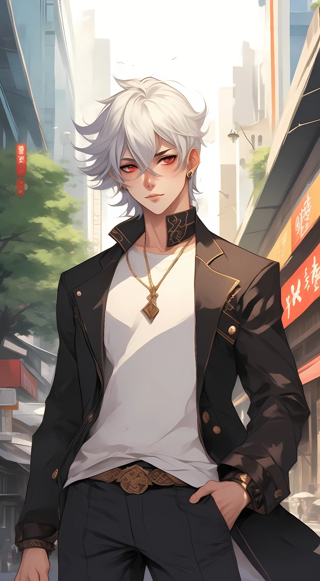 ai character: Athen  background