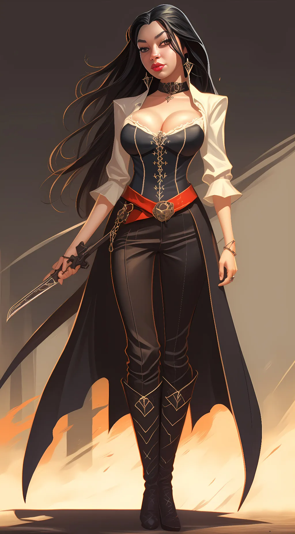 ai character: Vanessa Richter background