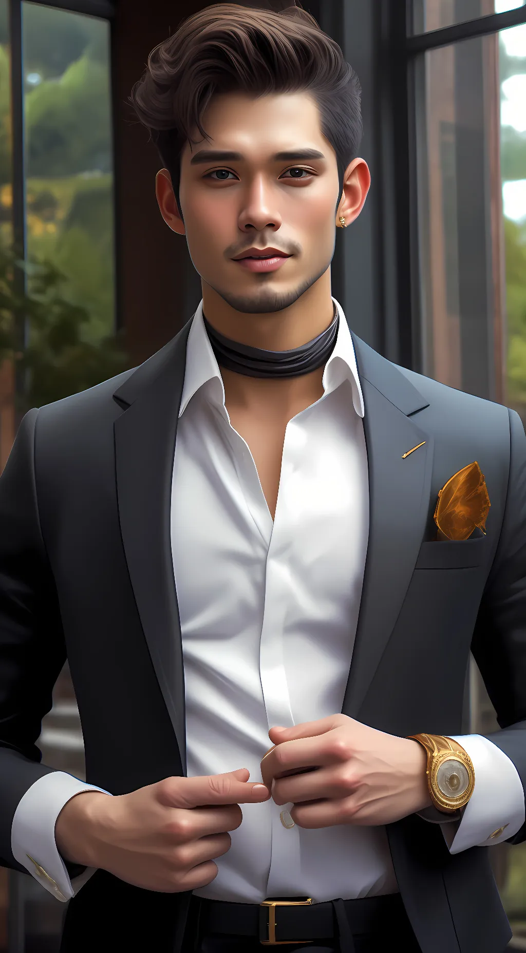 ai character: Willie@mas background