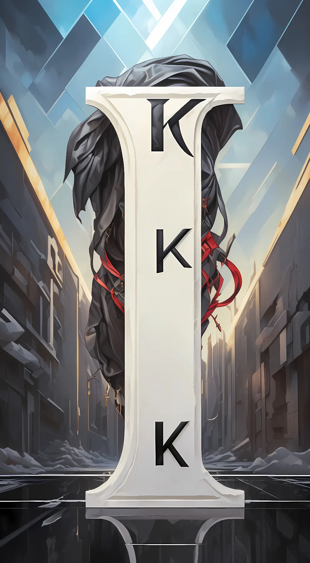 ai character: The Building of K background