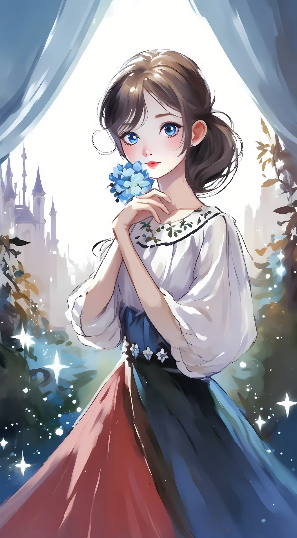 ai character: Feida Asteraoth. background