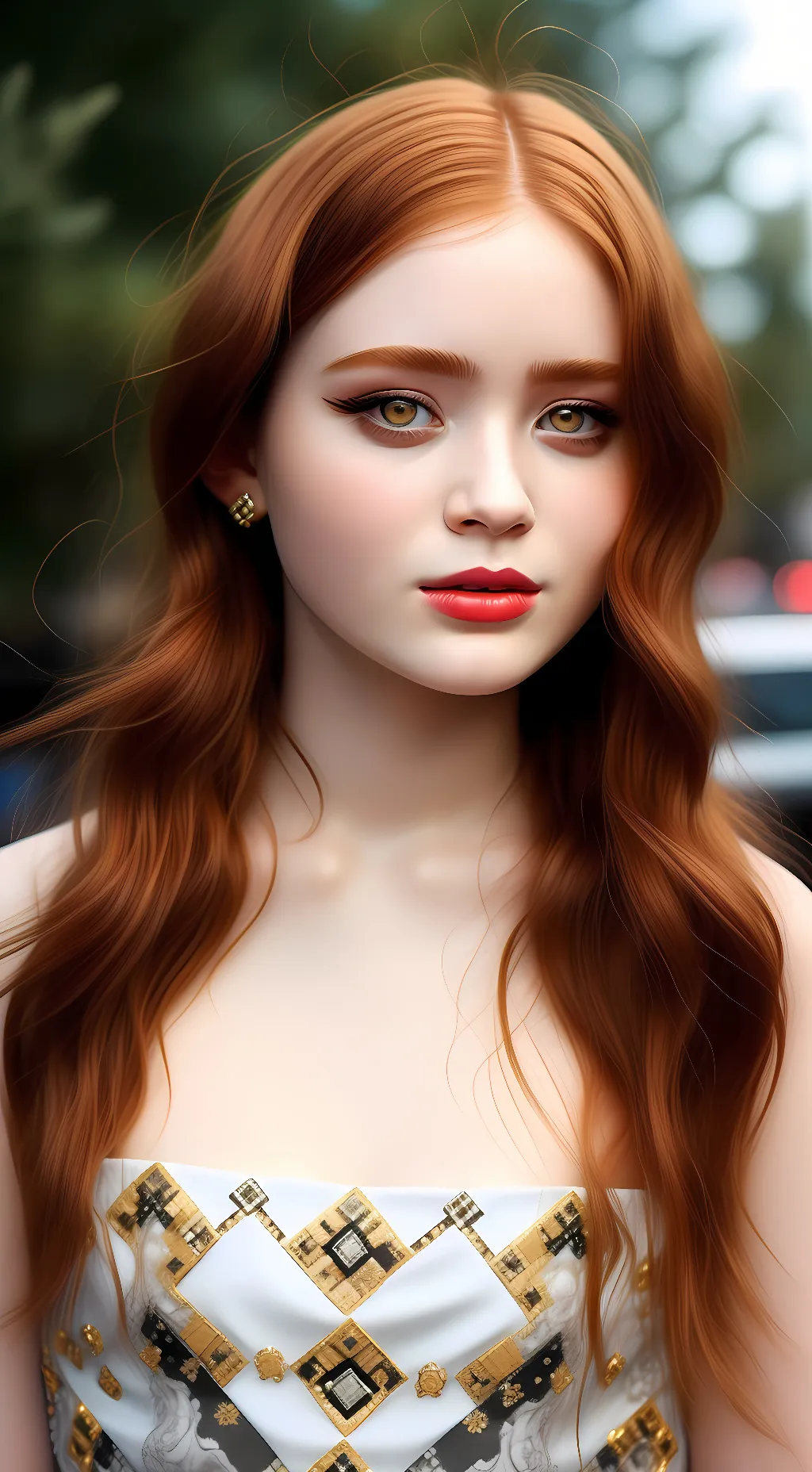 ai character: Sadie Sink background