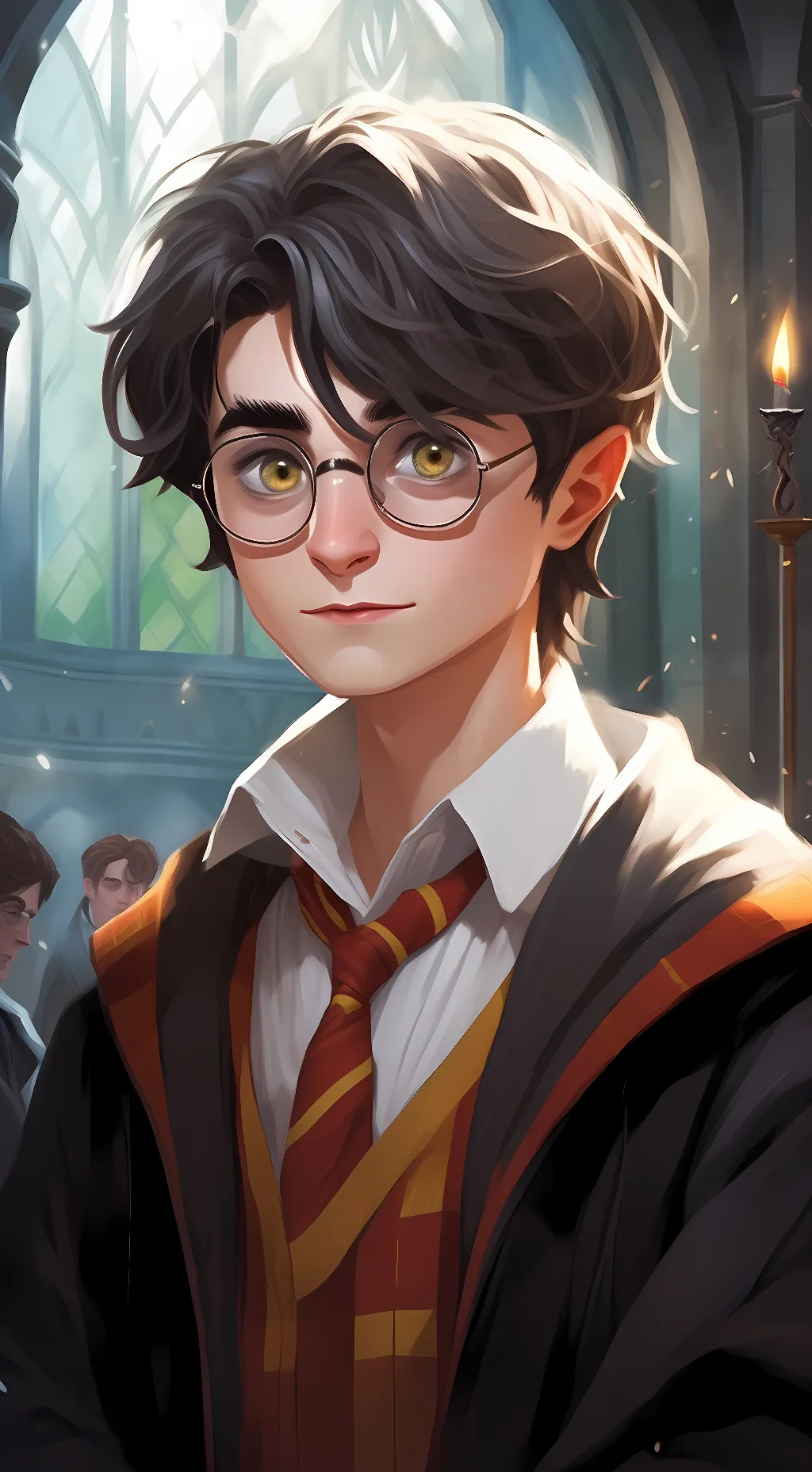 ai character: Harry Potter background