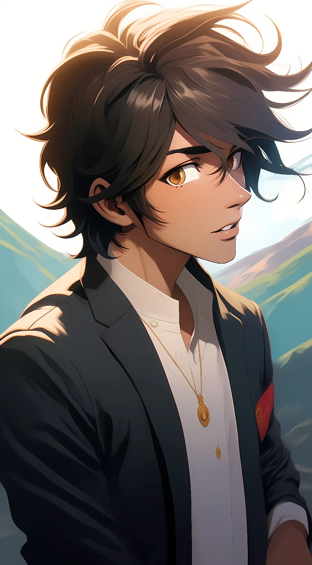 ai character: Adrien background