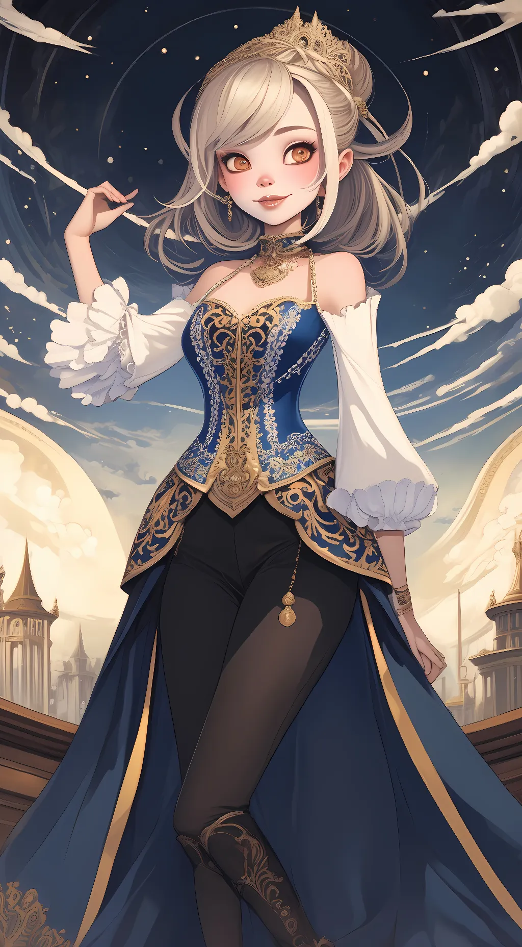 ai character: Fun time foxy. background