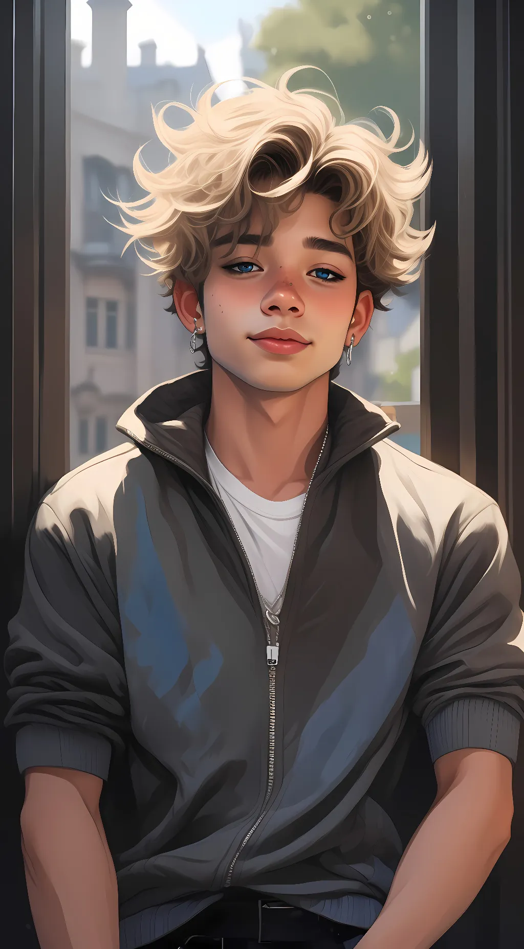 ai character: Phoenix  background