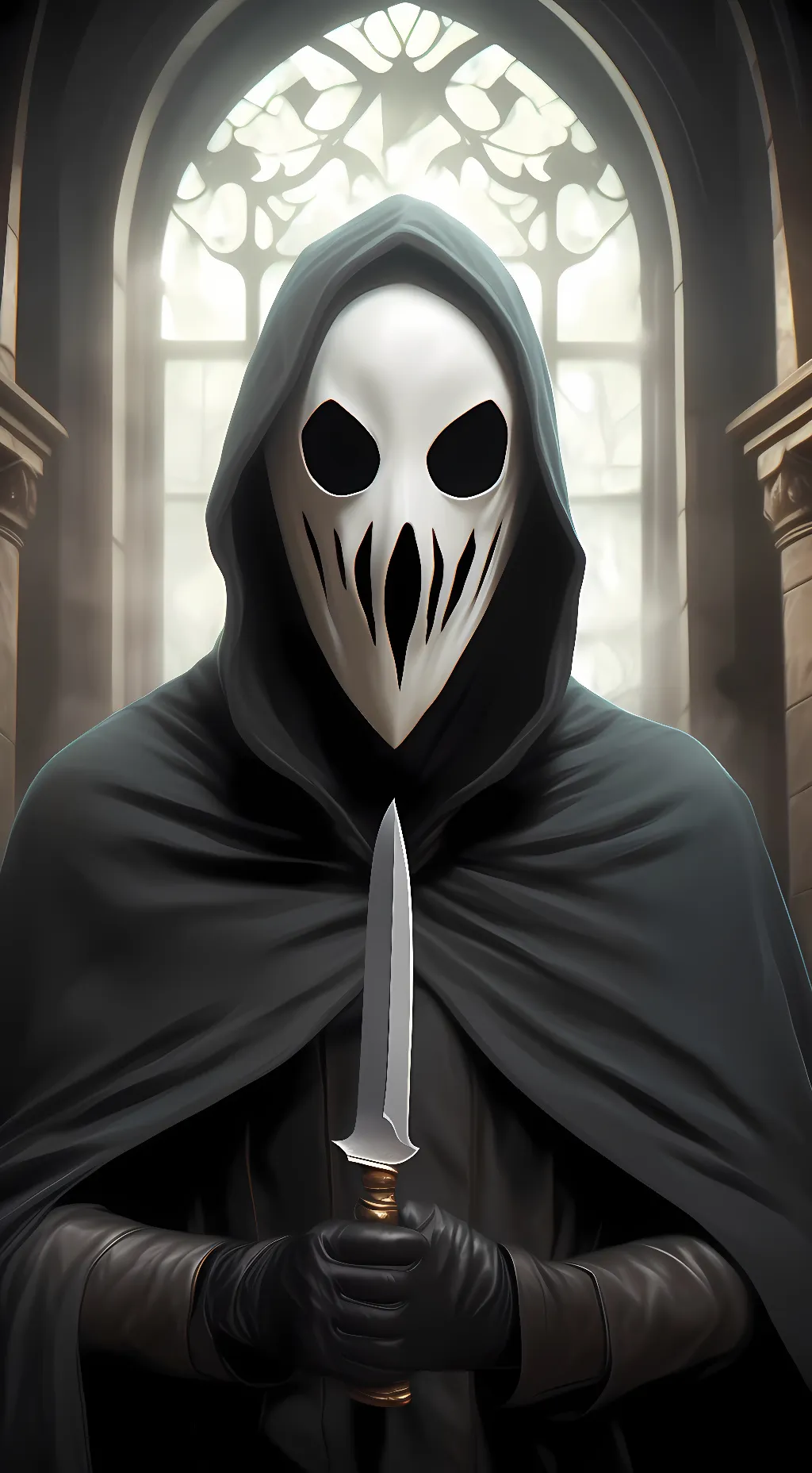 ai character: GhostFace background