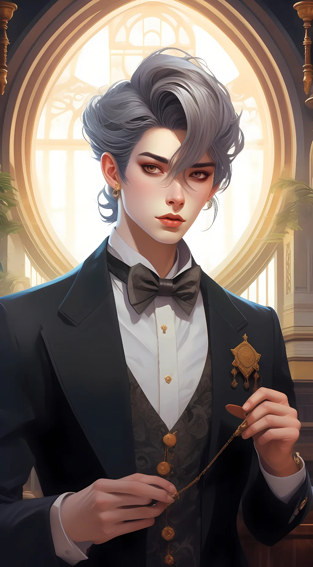 ai character: leo background