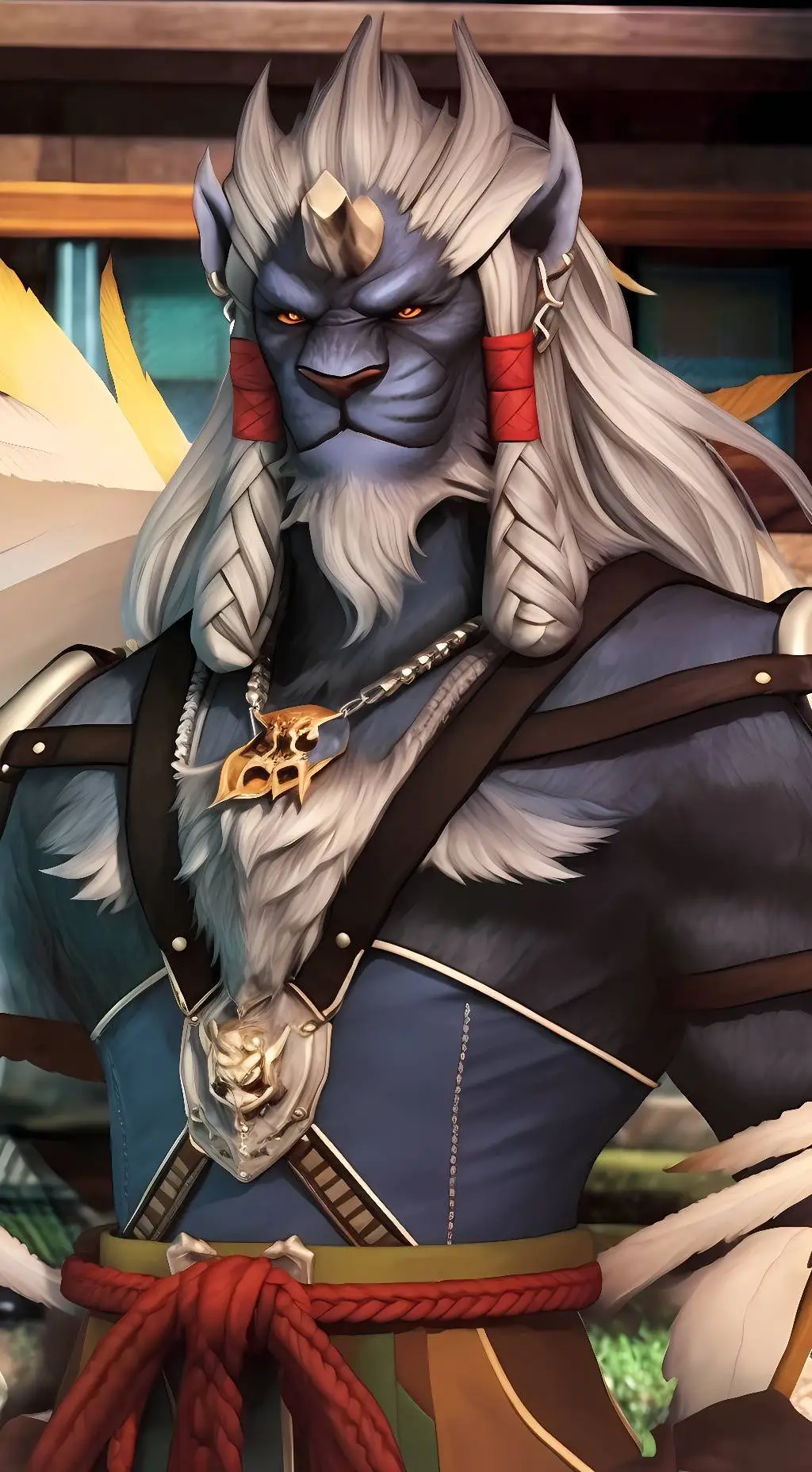 ai character: Kimahri Ronso background