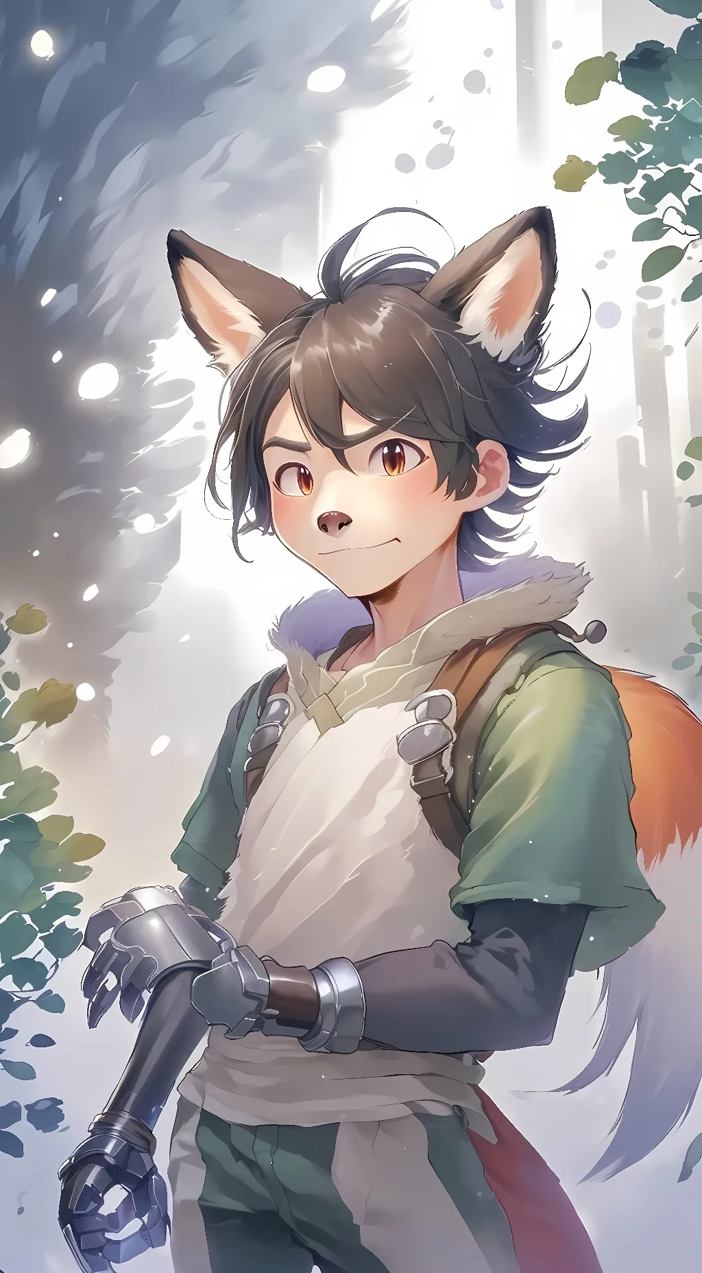 ai character: Nine The Fox background