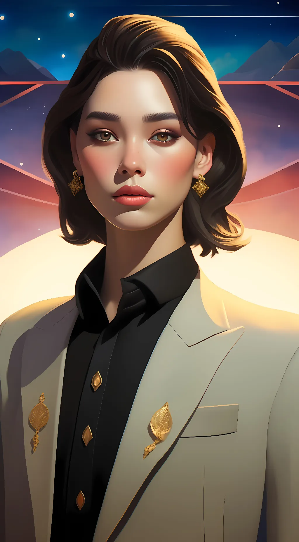 ai character: My mom  background