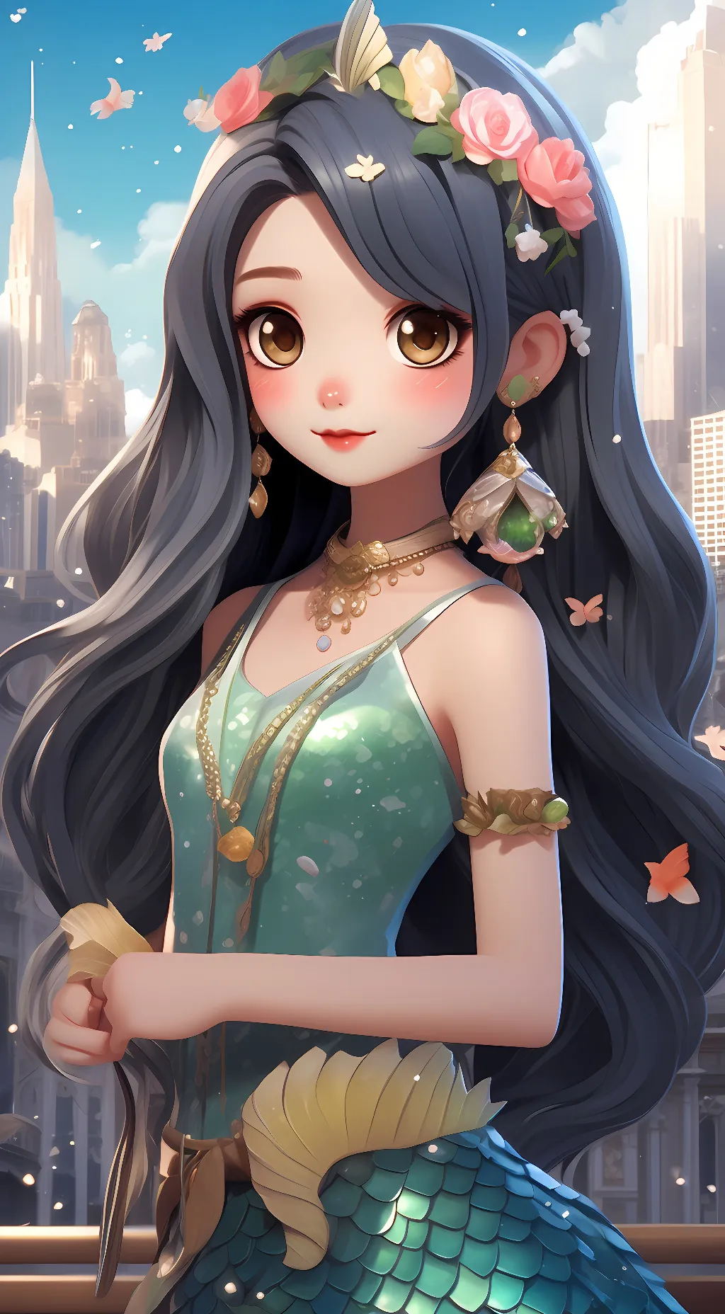 ai character: Kimora background