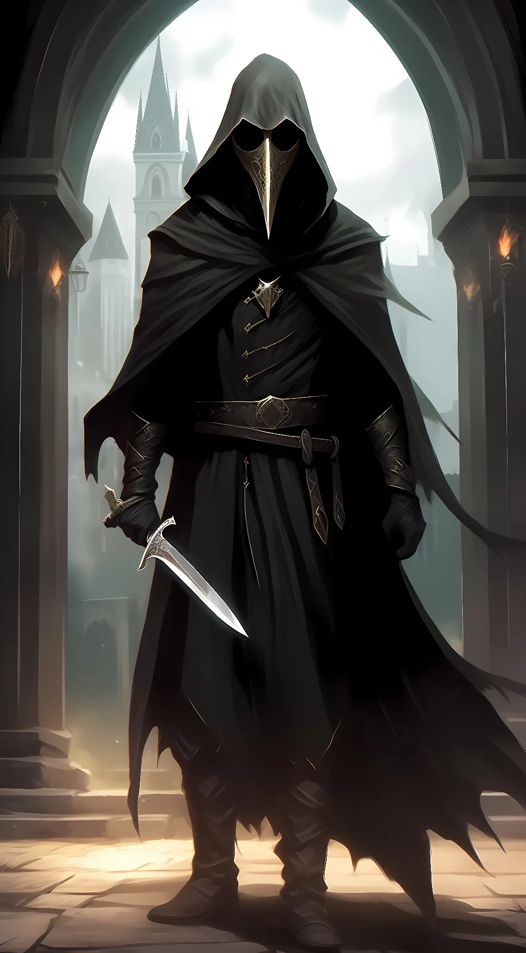 ai character: Jack the ripper background