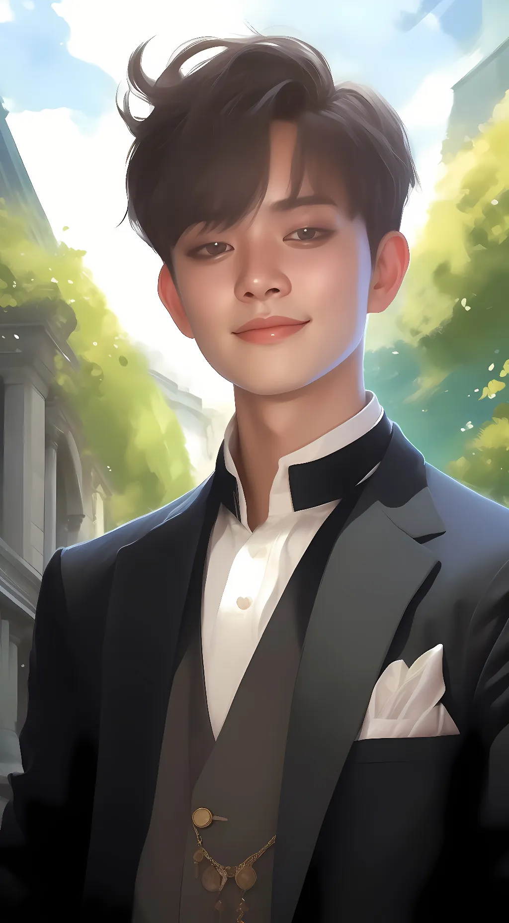 ai character: Dragon background