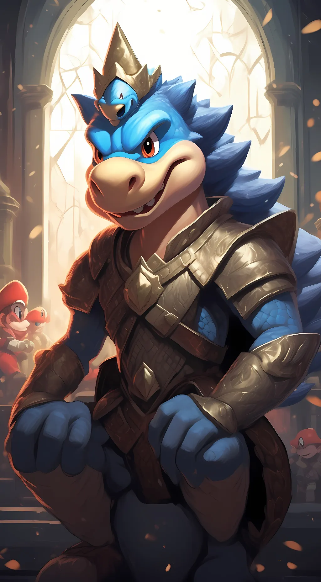 ai character: Bowser background