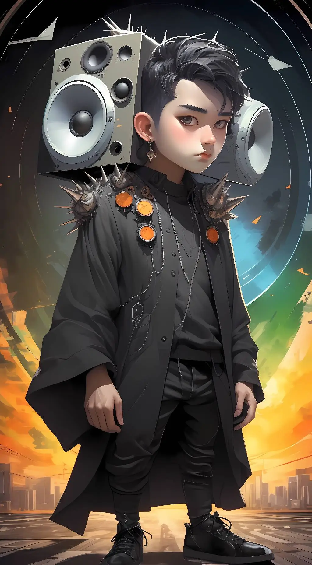 ai character: cinemaman background