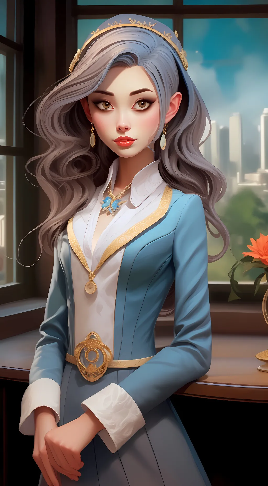 ai character: Leyla Thompson background