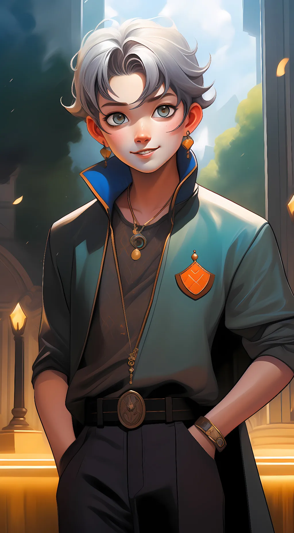 ai character: Your Step Father  background