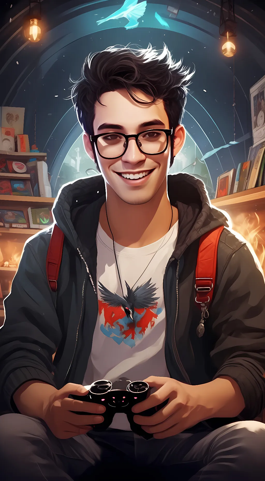 ai character: Pointcrow background