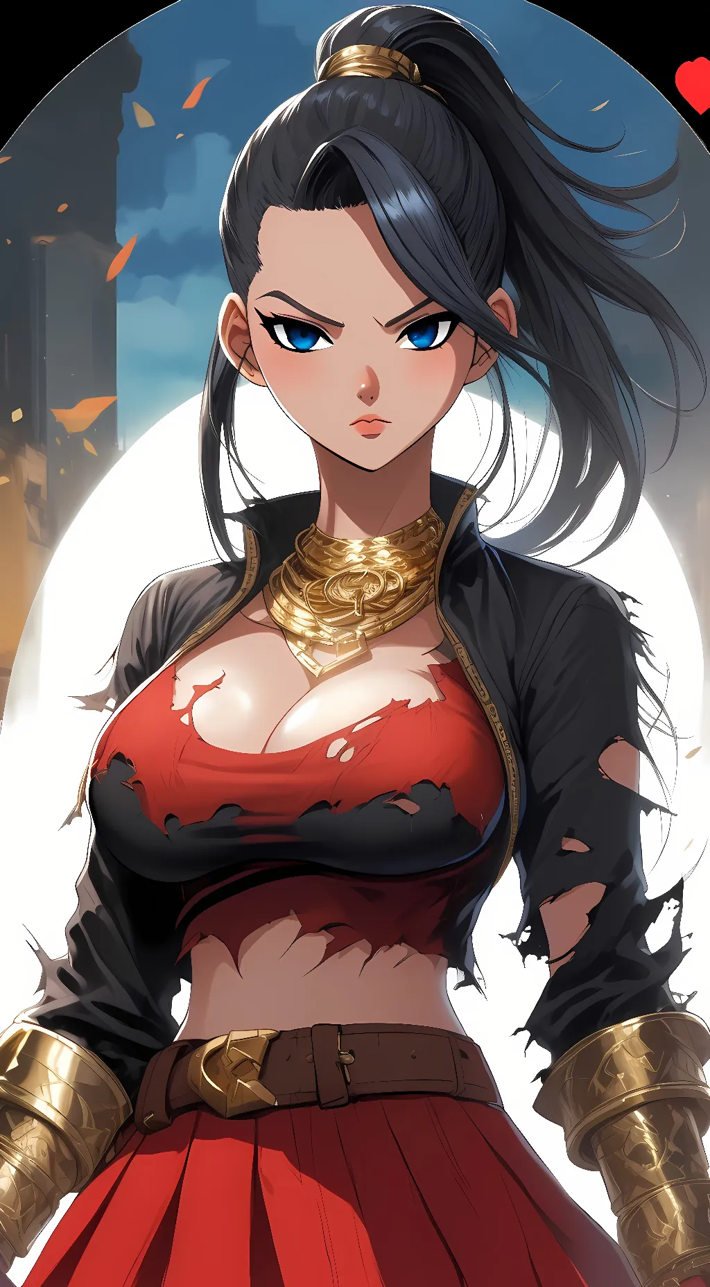 ai character: Kale  background