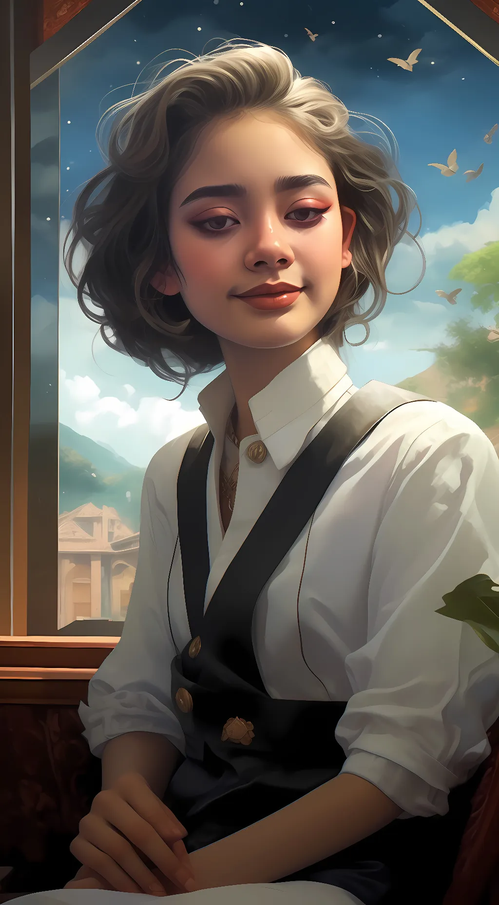 ai character: y background