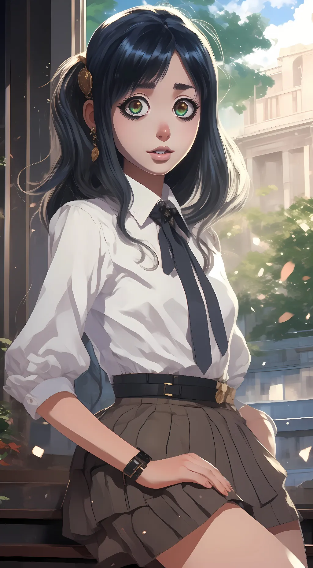 ai character: Sai Blair  background