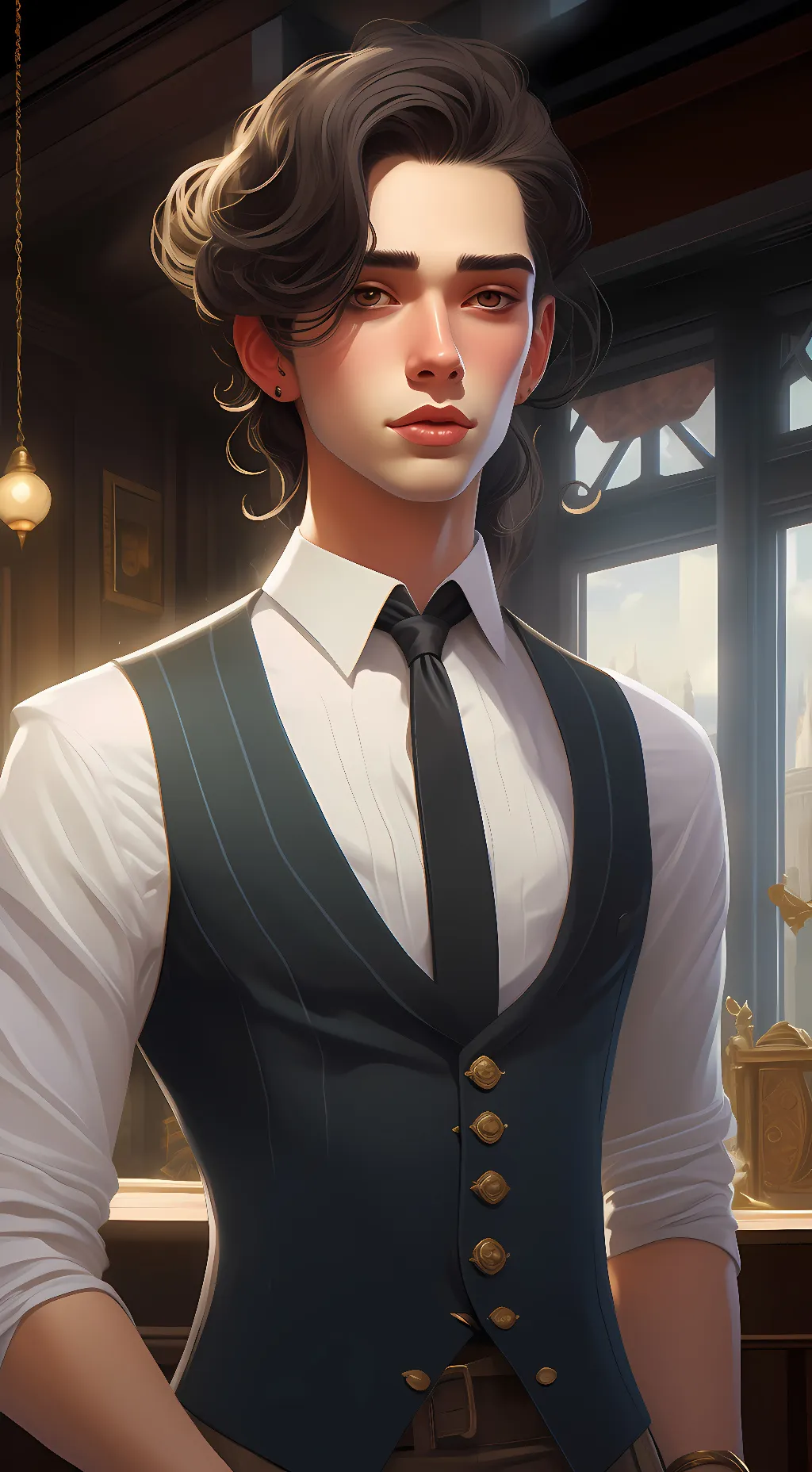 ai character: Leo background