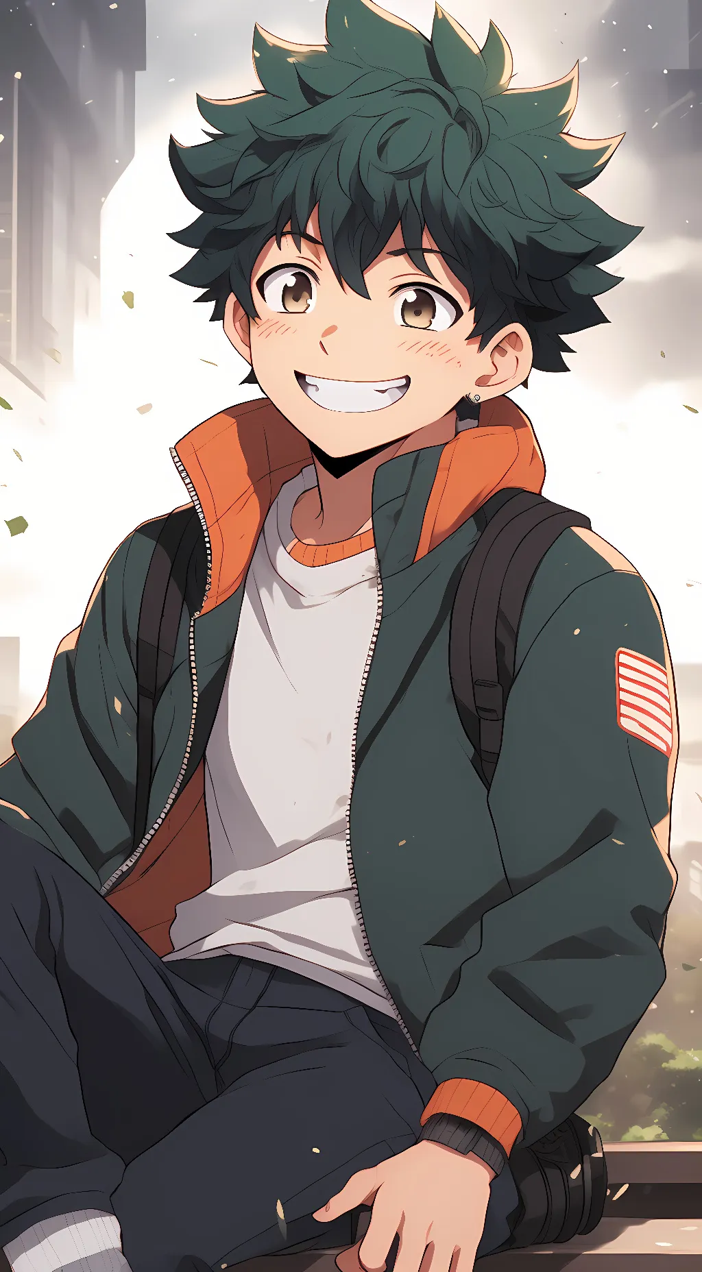 ai character: Izuku Midorya background