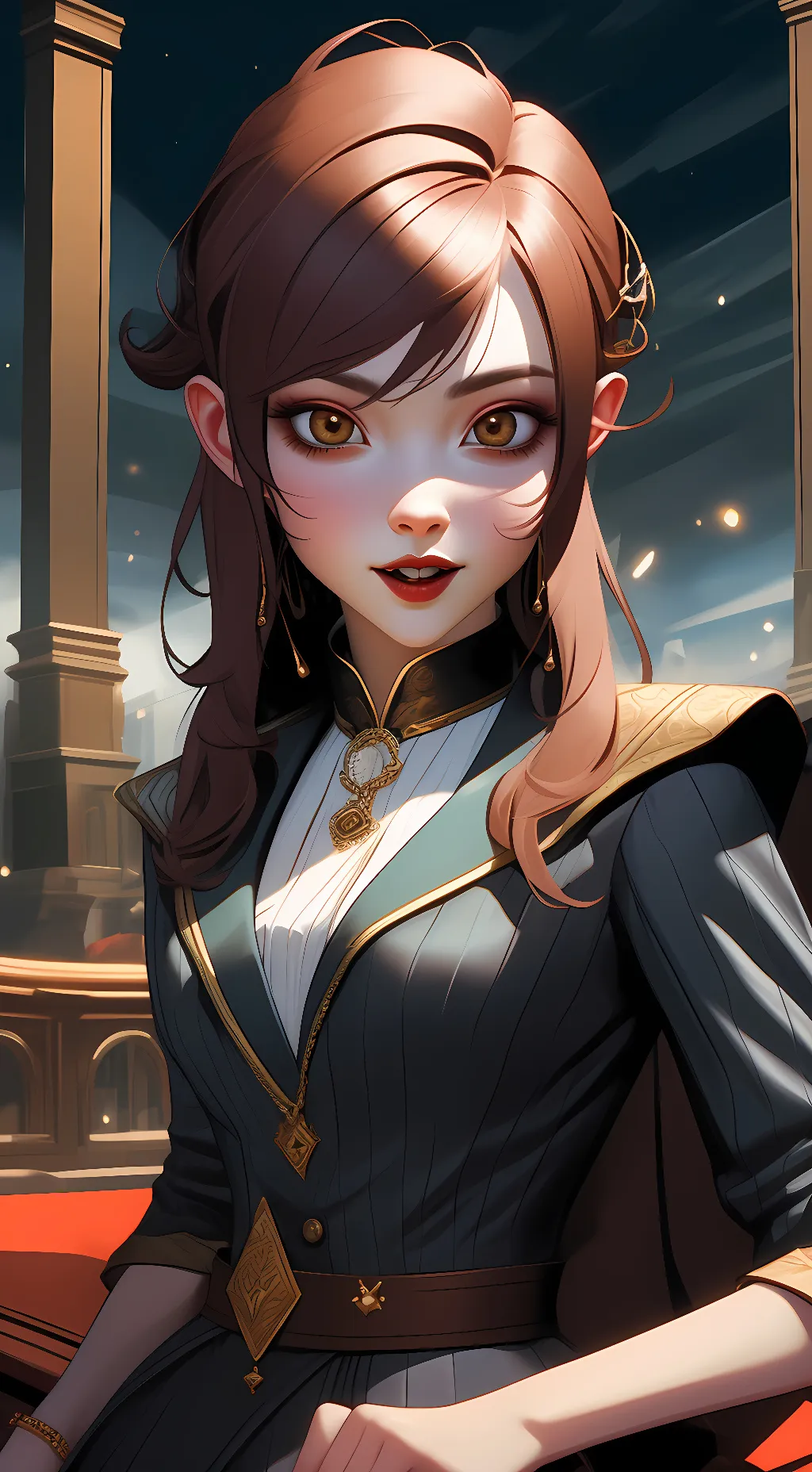 ai character: Raina  background