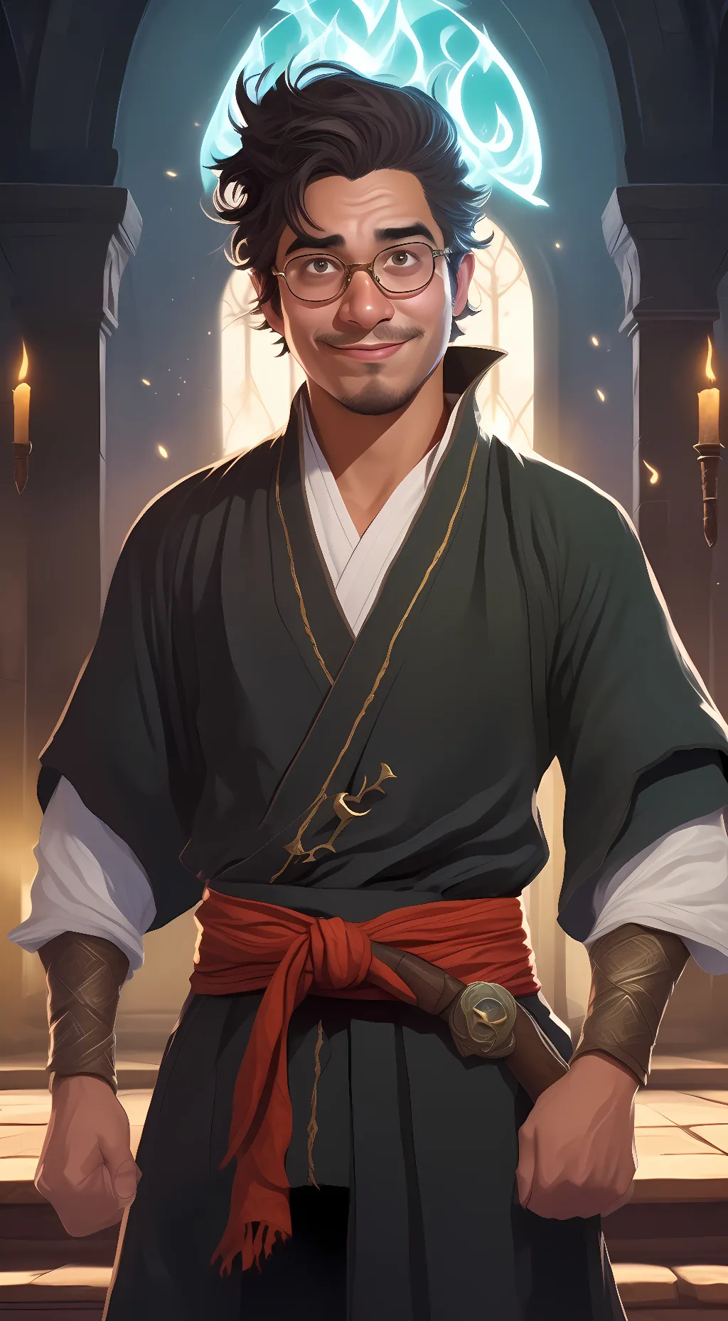 ai character: The stronger background