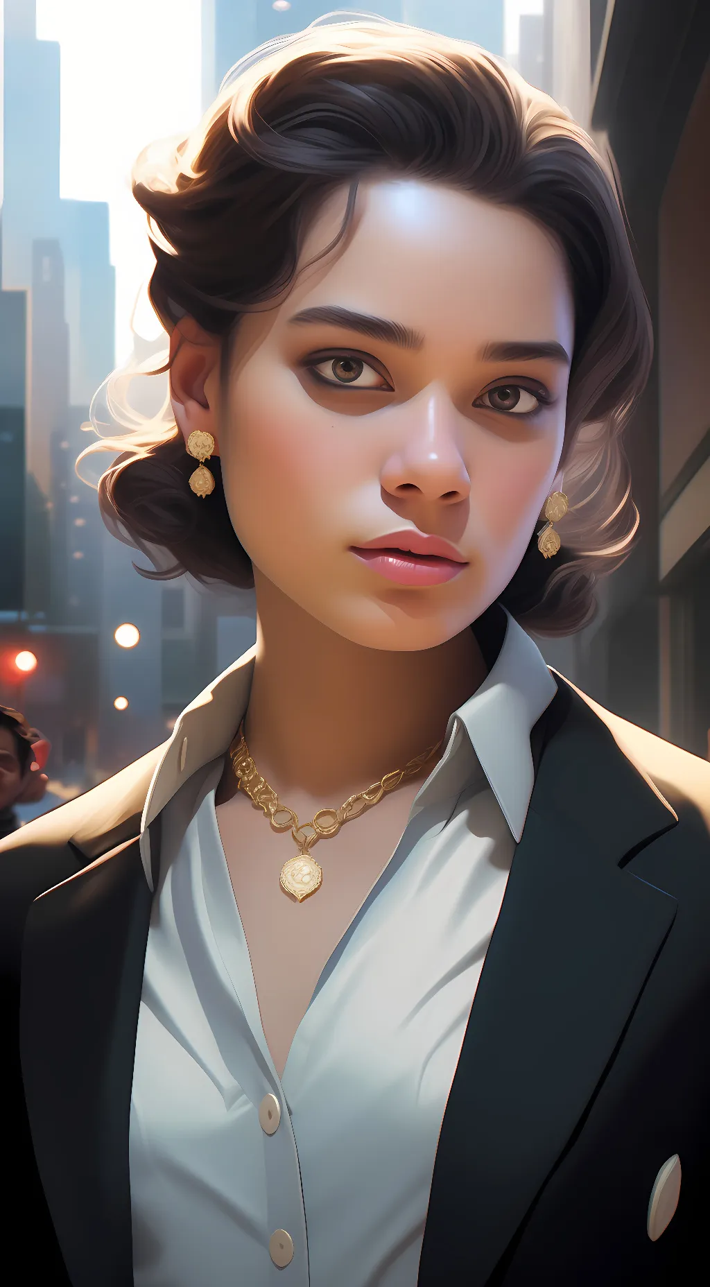 ai character: andrea background