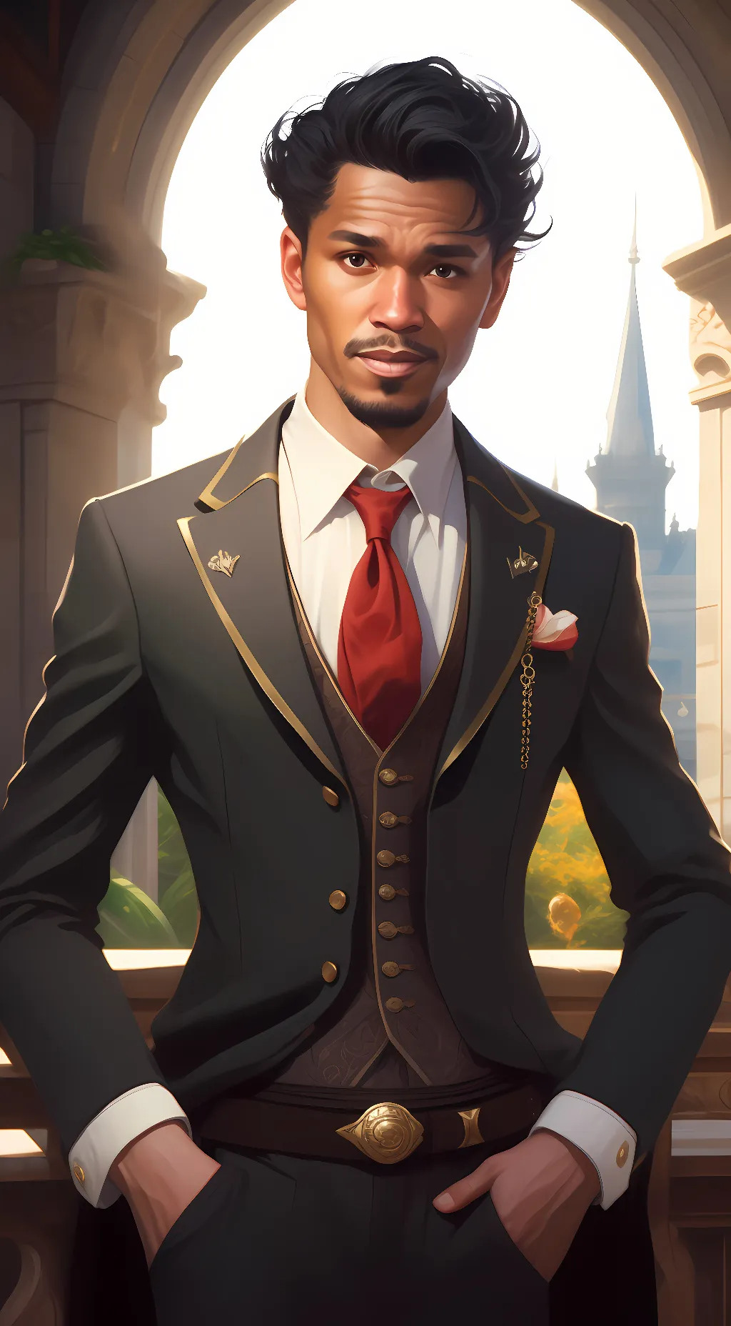 ai character: Jamie Foxx background